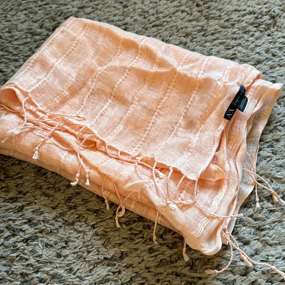 Armani Exchange cotton scarf